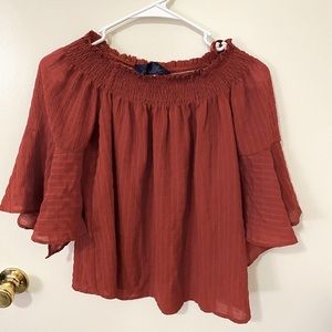 Francesca’s off the shoulder top